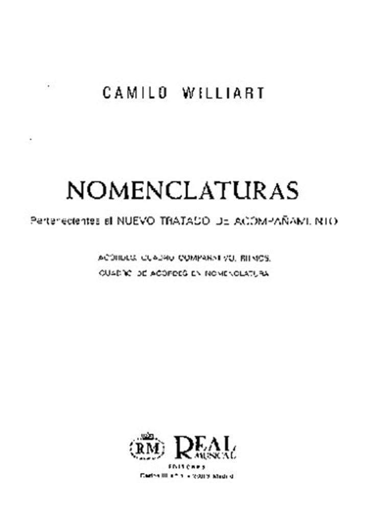 Nomenclaturas