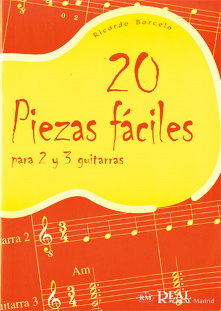 20 Piezas Fáciles para 2 y 3 Guitarras