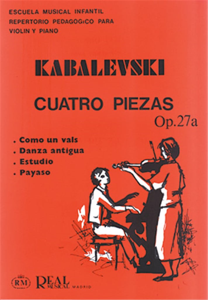 4 Piezas para Violín y Piano, Op.27a