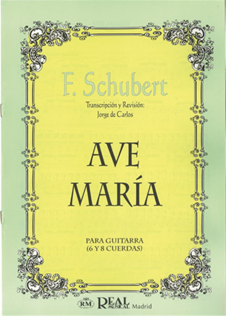 Ave María para Guitarra (6 y 8 Cuerdas)