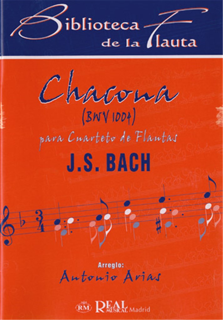 Chacone BWV 1004 para Cuarteto de Flautas