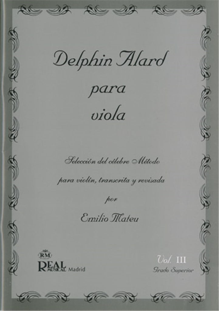 Delphin Alard para Viola, Vol.3 - Grado Superior