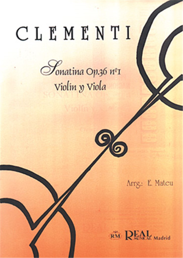 Sonatina Op.36 No.1, para Violín y Viola