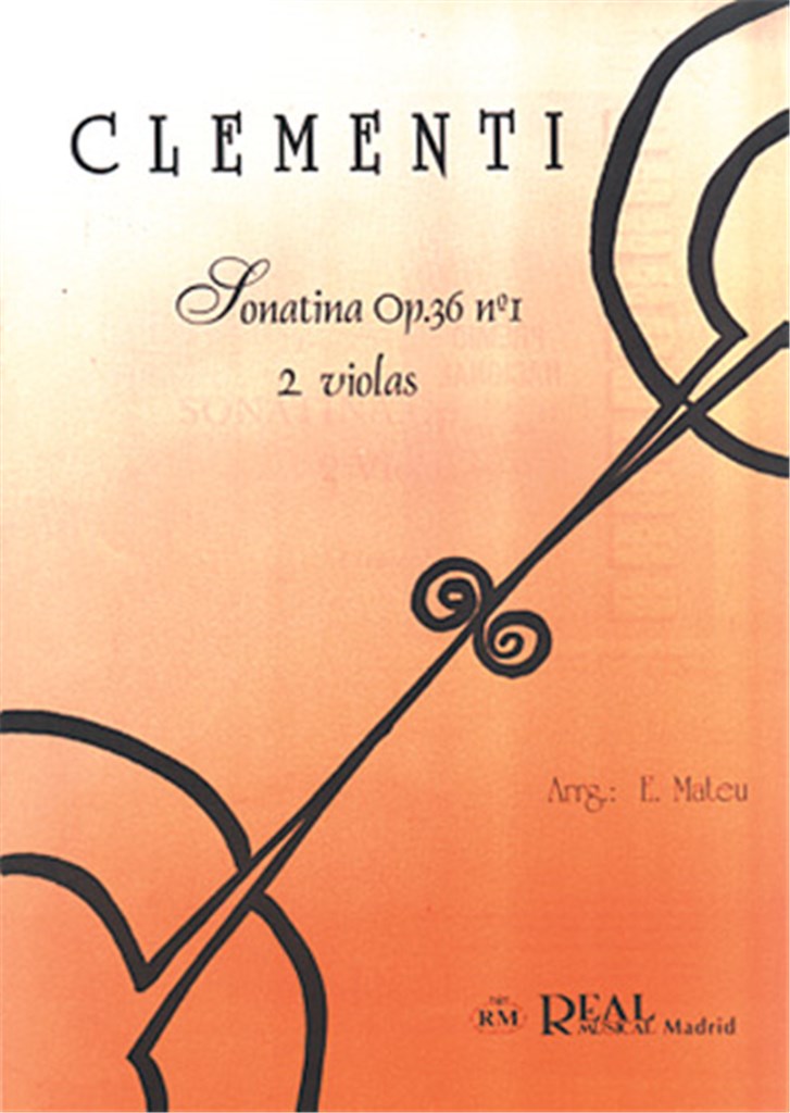 Sonatina Op.36 No.1, para 2 Violas
