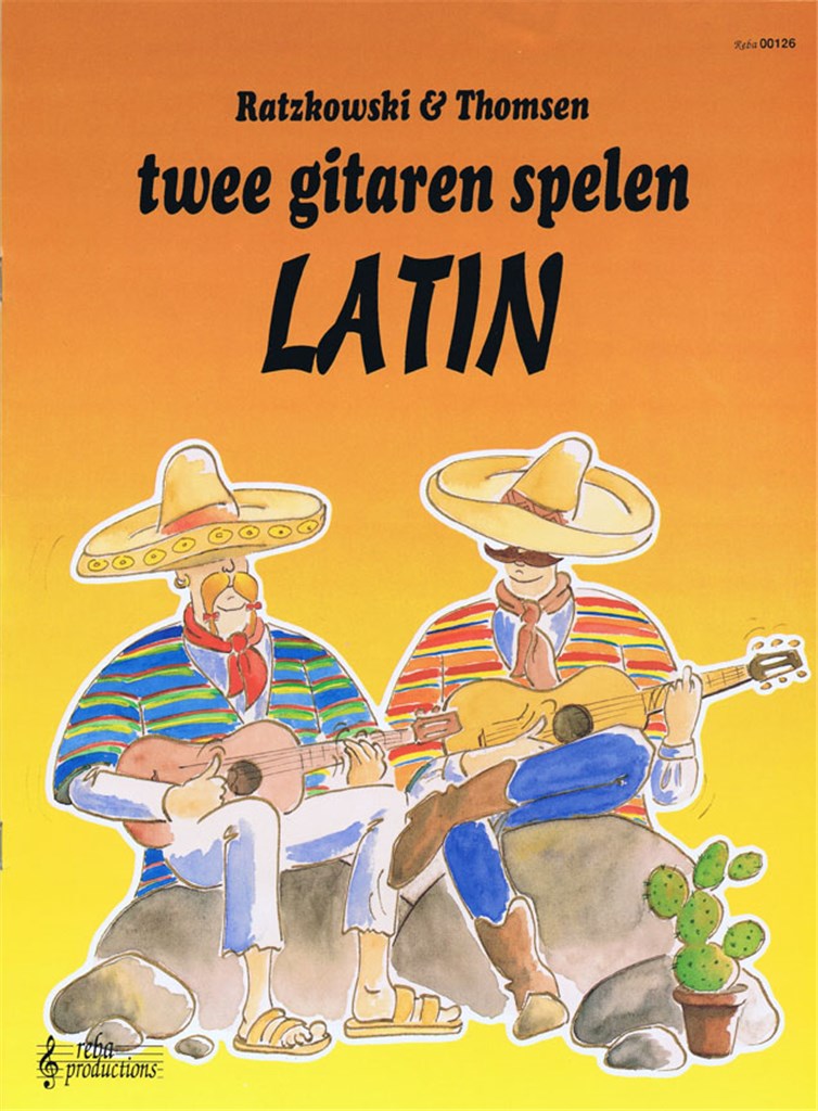 Twee Gitaren Spelen Latin