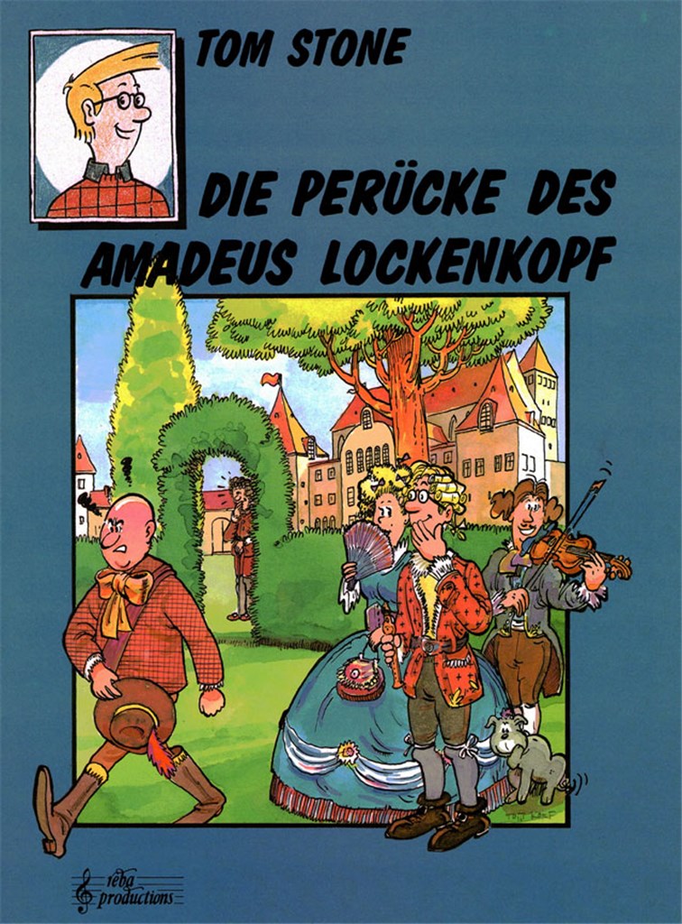 Perücke des Amadeus Lockenkopf