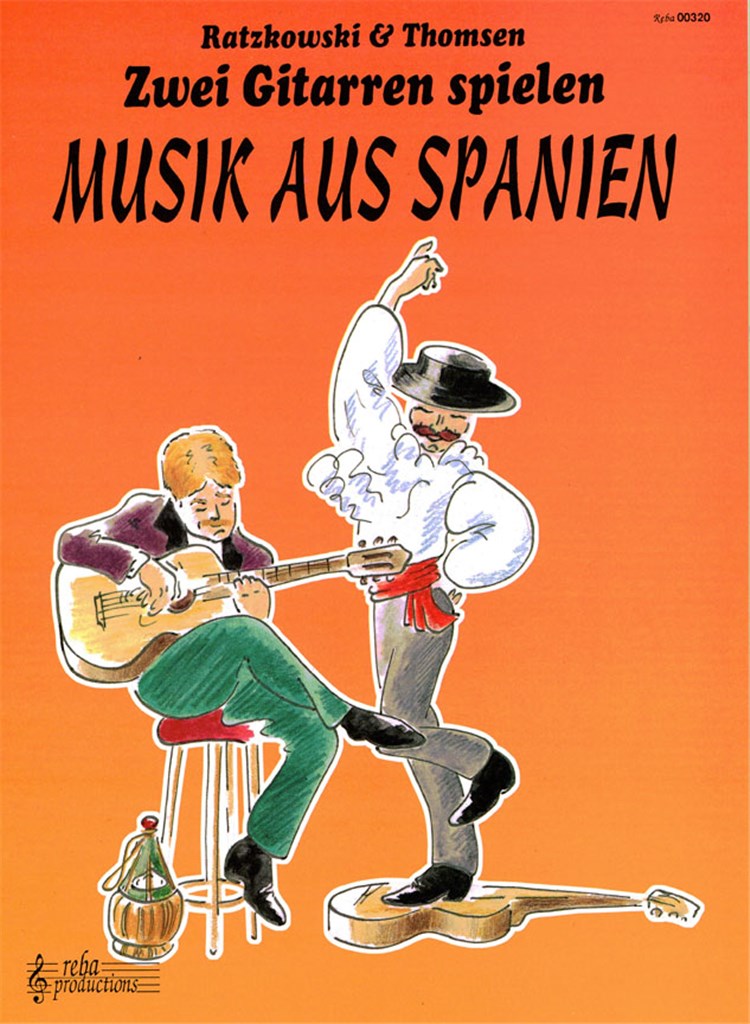 Zwei Gitarren spielen Musik aus