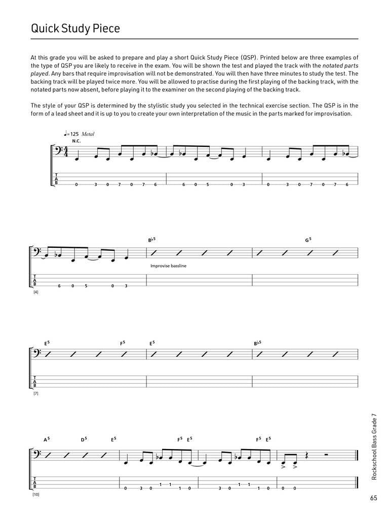 Rockschool Bass Grade 7 (2024)