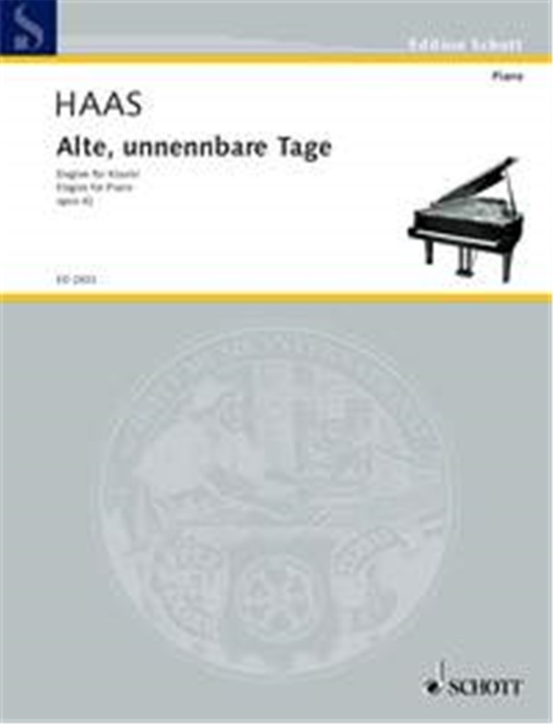 Alte Unnennbare Tage (Elegien