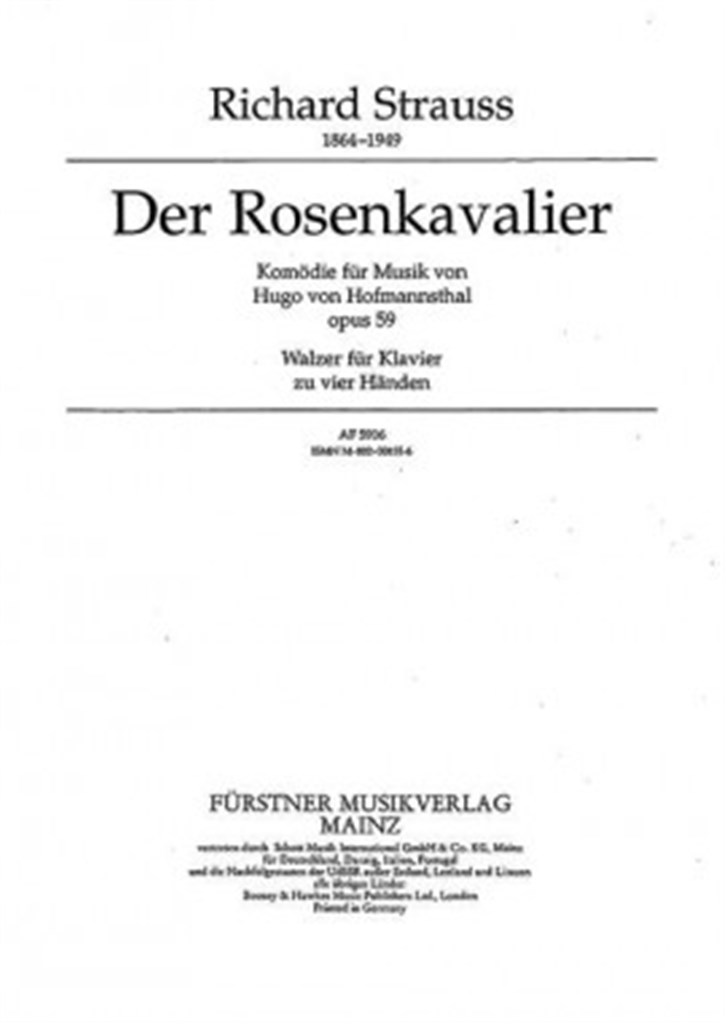 Der Rosenkavalier Op. 59