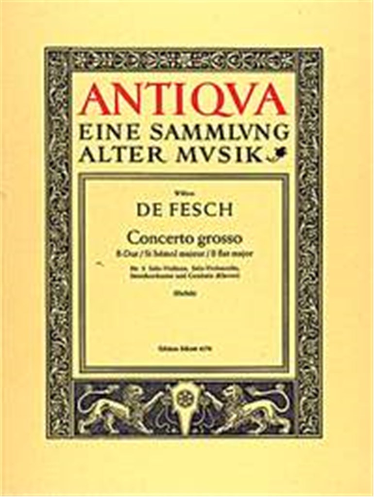 Concerto Grosso Bes 2V/Vcl/Strei