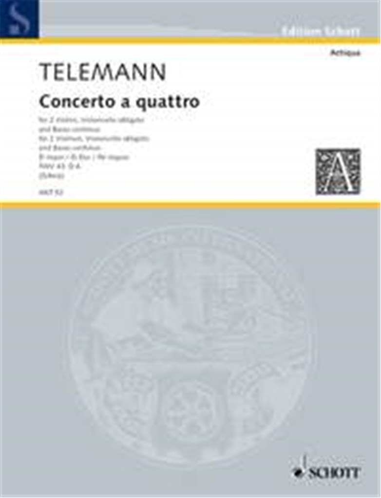 Concerto a quattro D major TWV 43: d 6