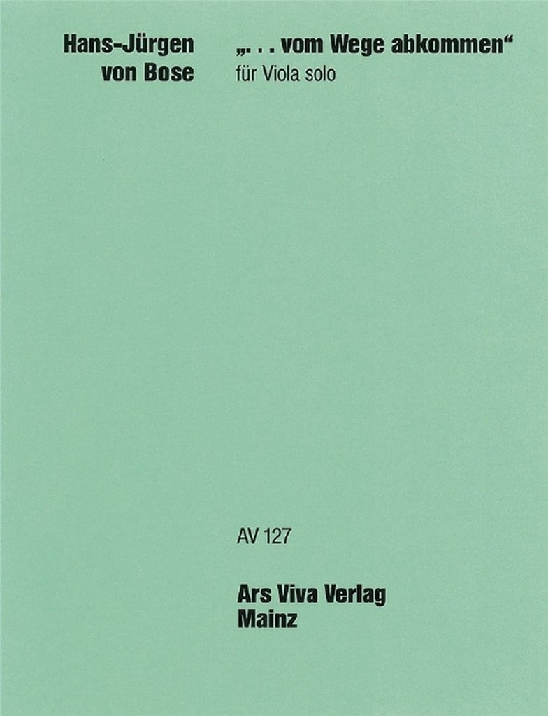 Vom Wege abkommen