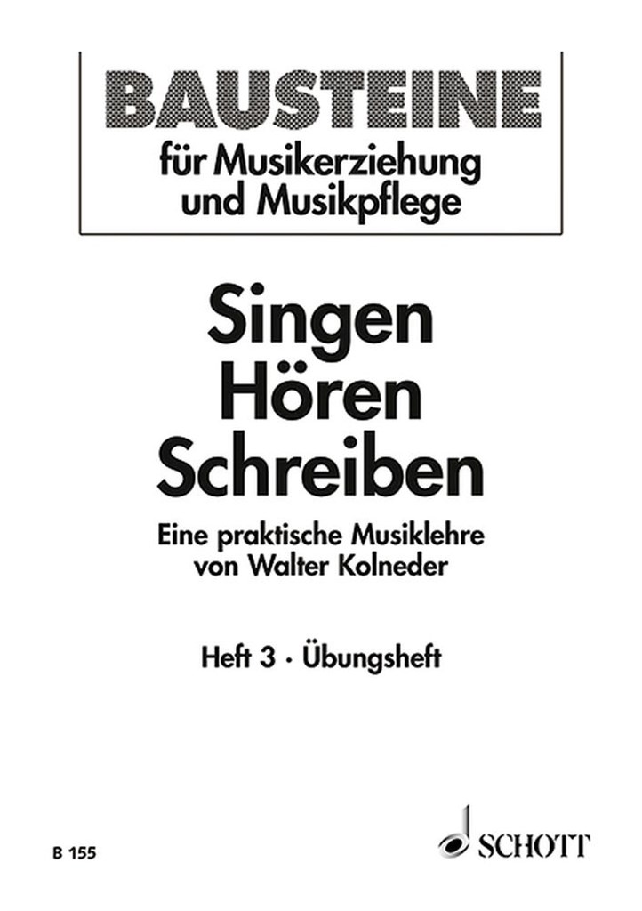 Singen Horen Schreiben 3 Ubungs