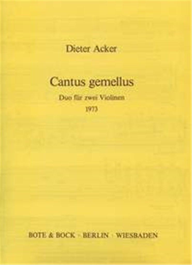 Cantus gemellus