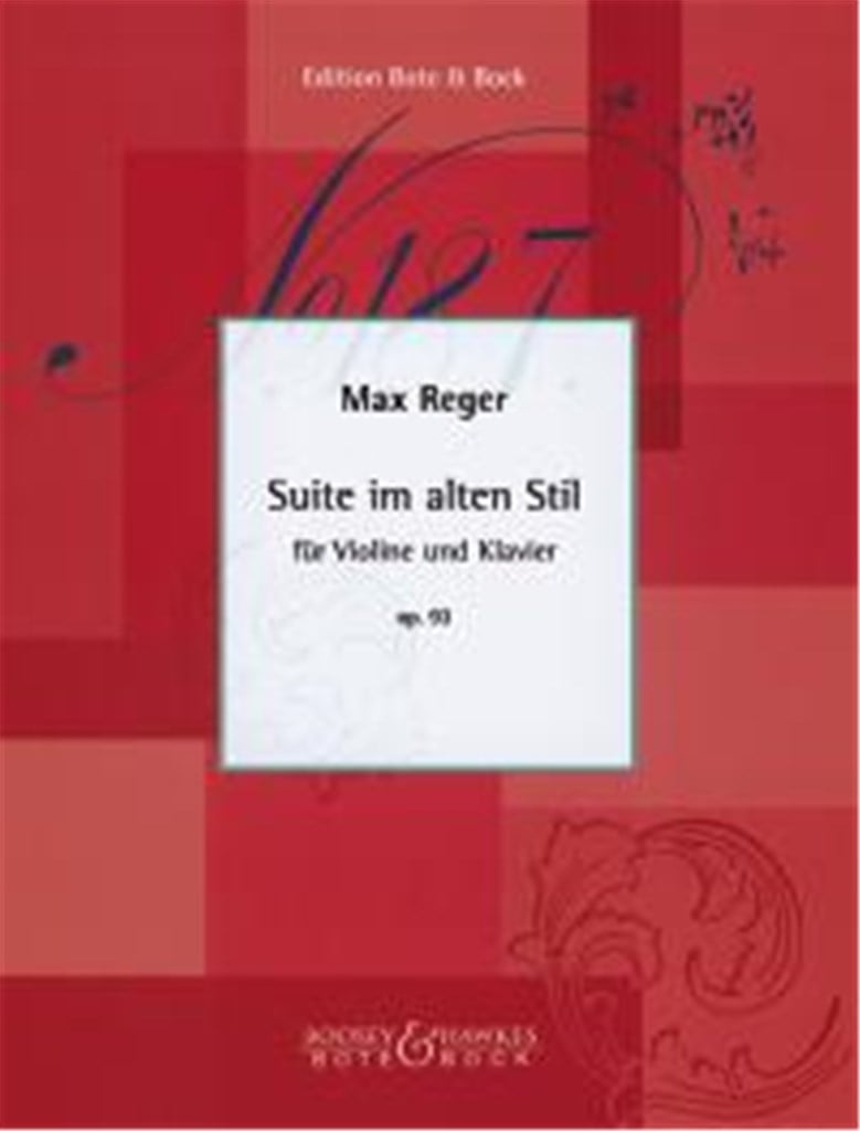 Suite in the old style op. 93