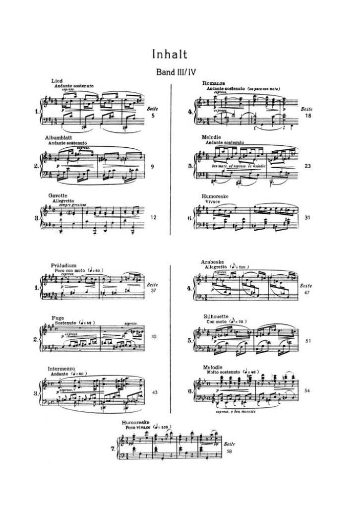 Aus meinem Tagebuch op. 82 Band 3/4