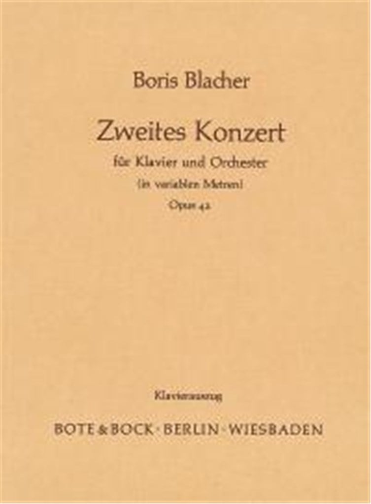 Piano Concerto No. 2 op. 42