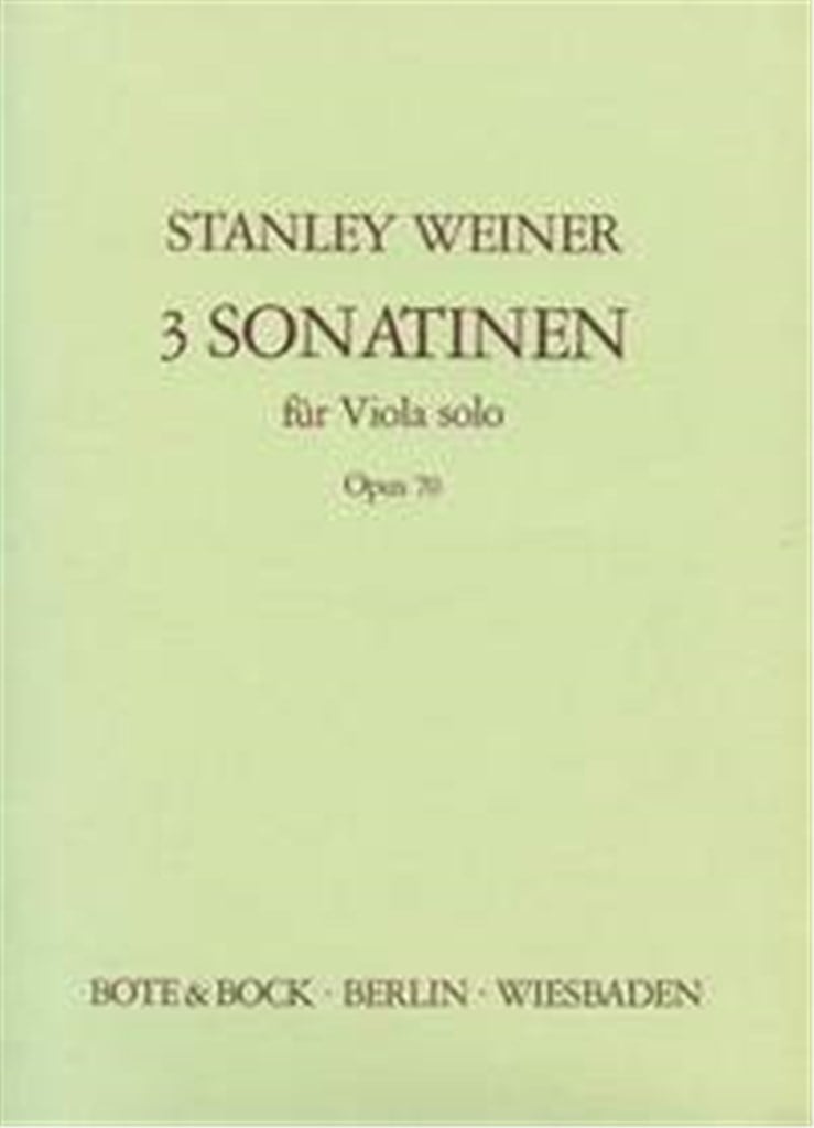 Three Sonatinas op. 70