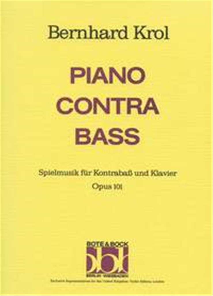 Piano contra Bass op. 101