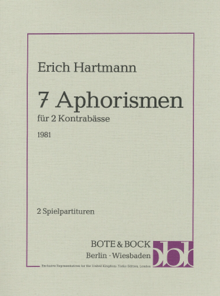 Seven aphorisms