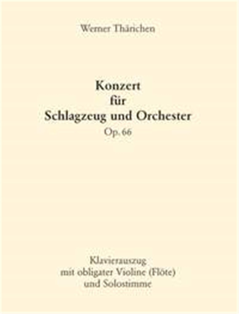 Concerto for Drums and Orchestra op. 66