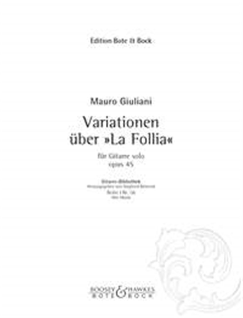 Variazioni Su Folies D'Espagne Op 45 (Behrend)