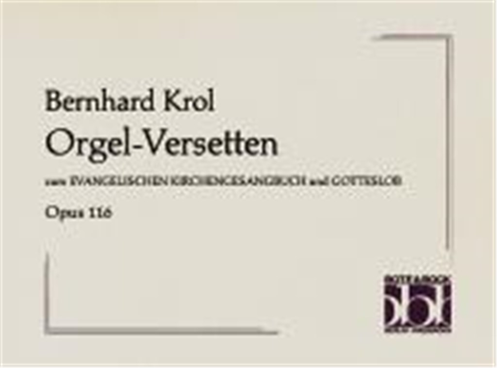 Orgel-Versetten op. 116