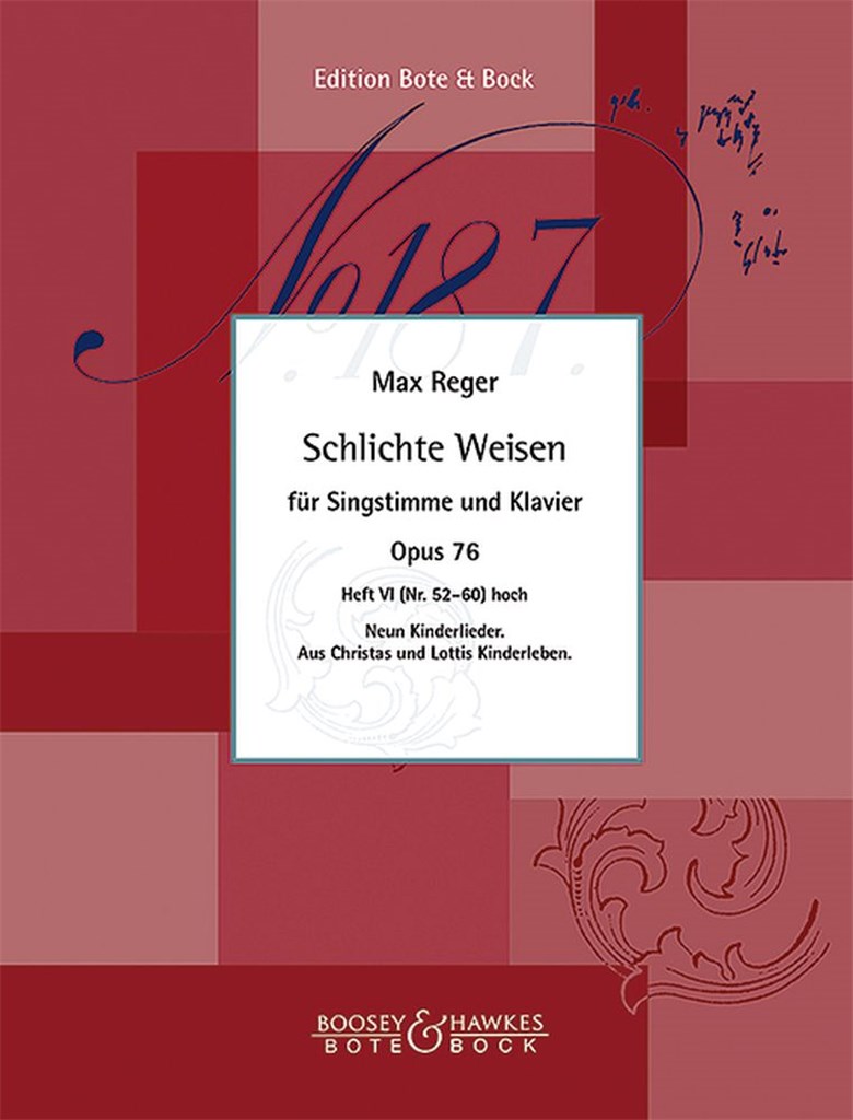 Simple Melodies op. 76 Heft 6 (Nr. 52-60)