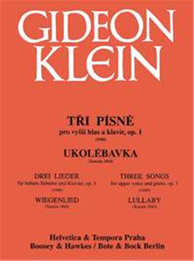 3 Songs / Lullaby op. 1