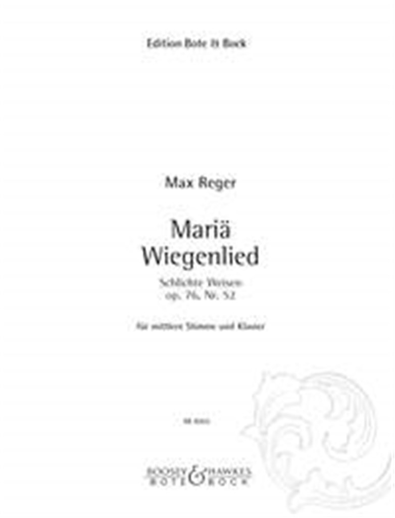 Maria Wiegenlied op. 76 Nr. 52