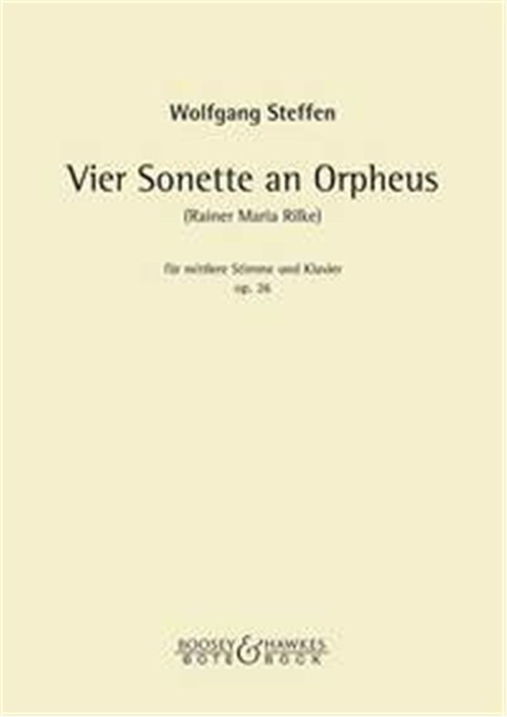4 Sonette an Orpheus op. 26