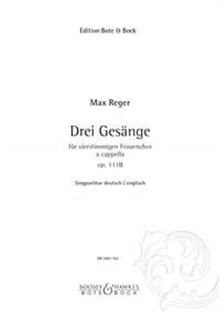 Drei Gesange Op. 111B