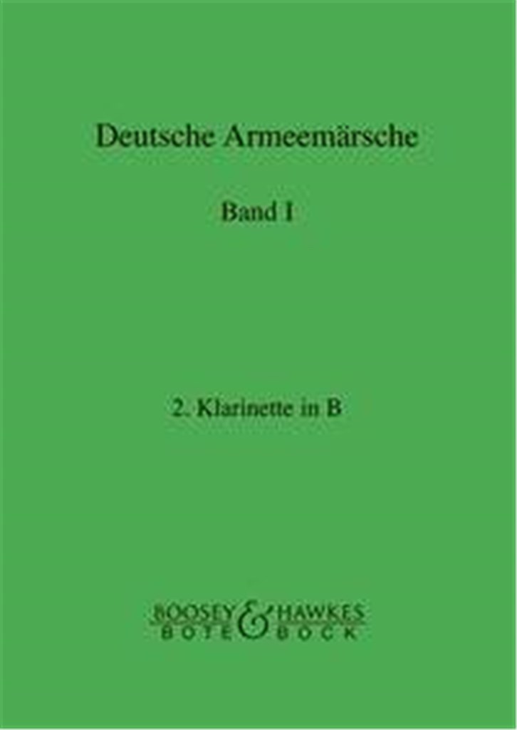 Deutsche Armeemärsche Bd. 1 - Klarinette 2