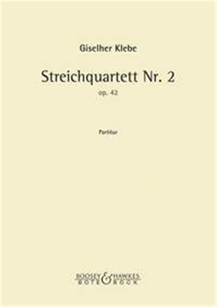 String Quartet No. 2 op. 42