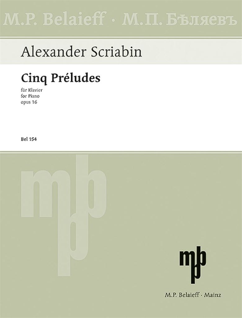 Preludes(5) Opus 16