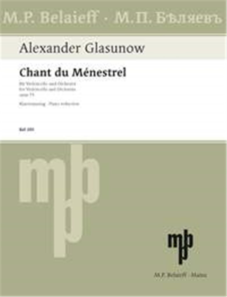 Chant Du Menestrel Opus 71