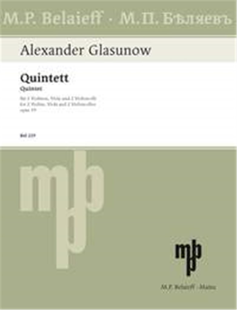 Quintet A Opus 39