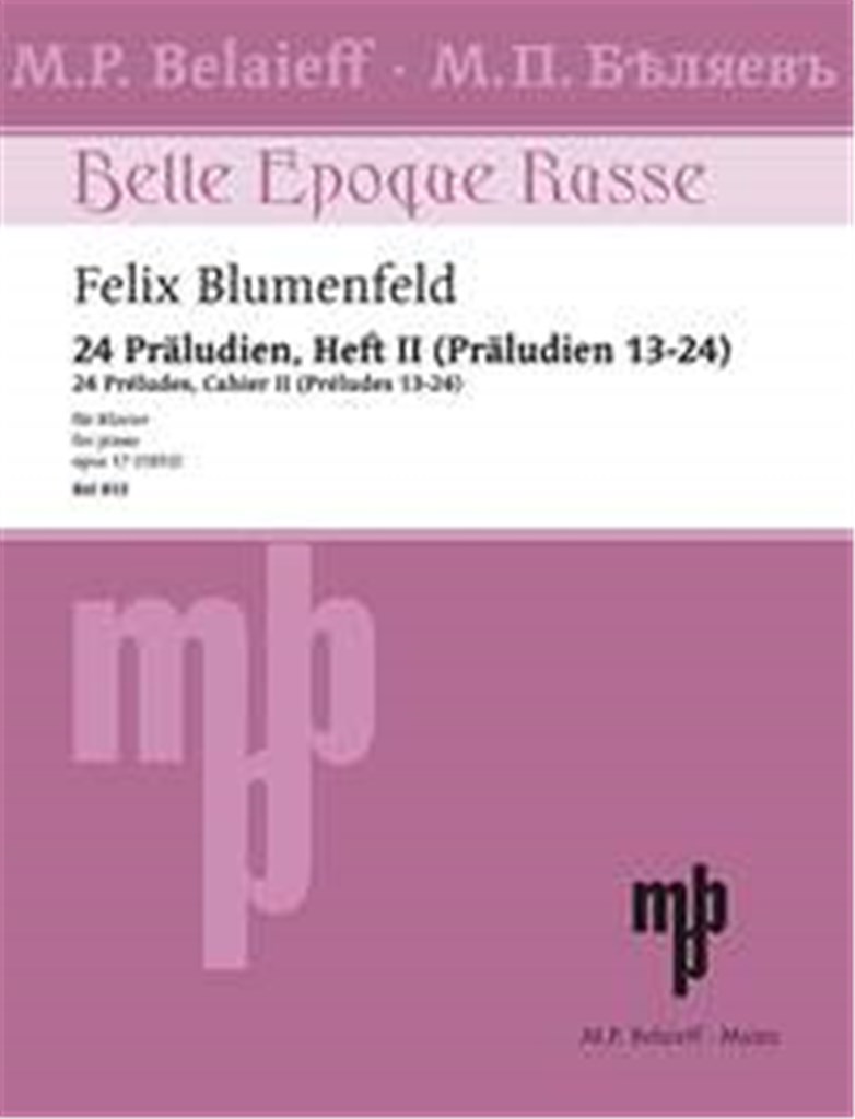 24 Preludes op. 17 Heft 2