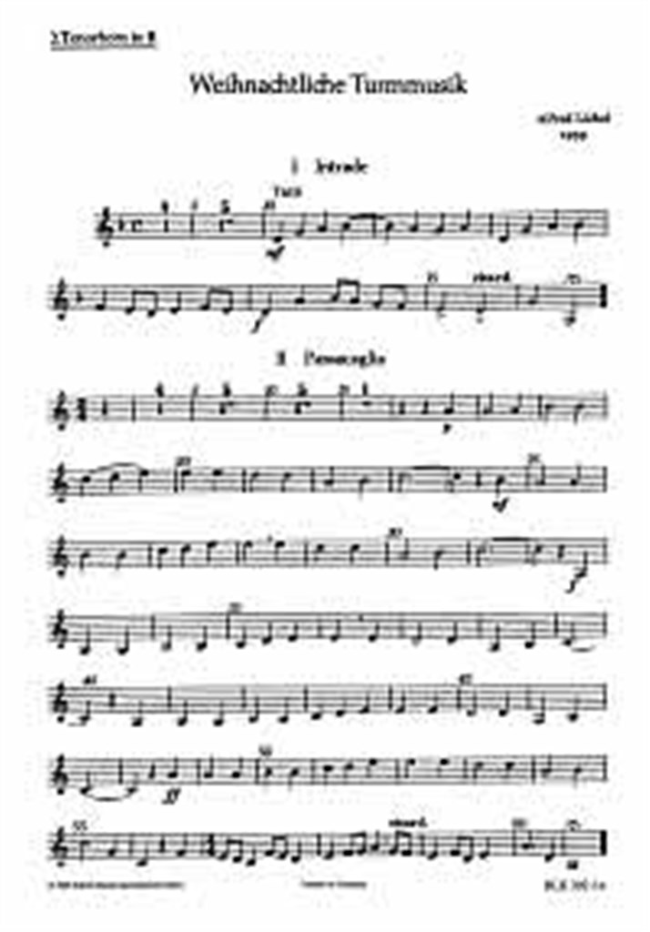 Weihnachtliche Turmmusik