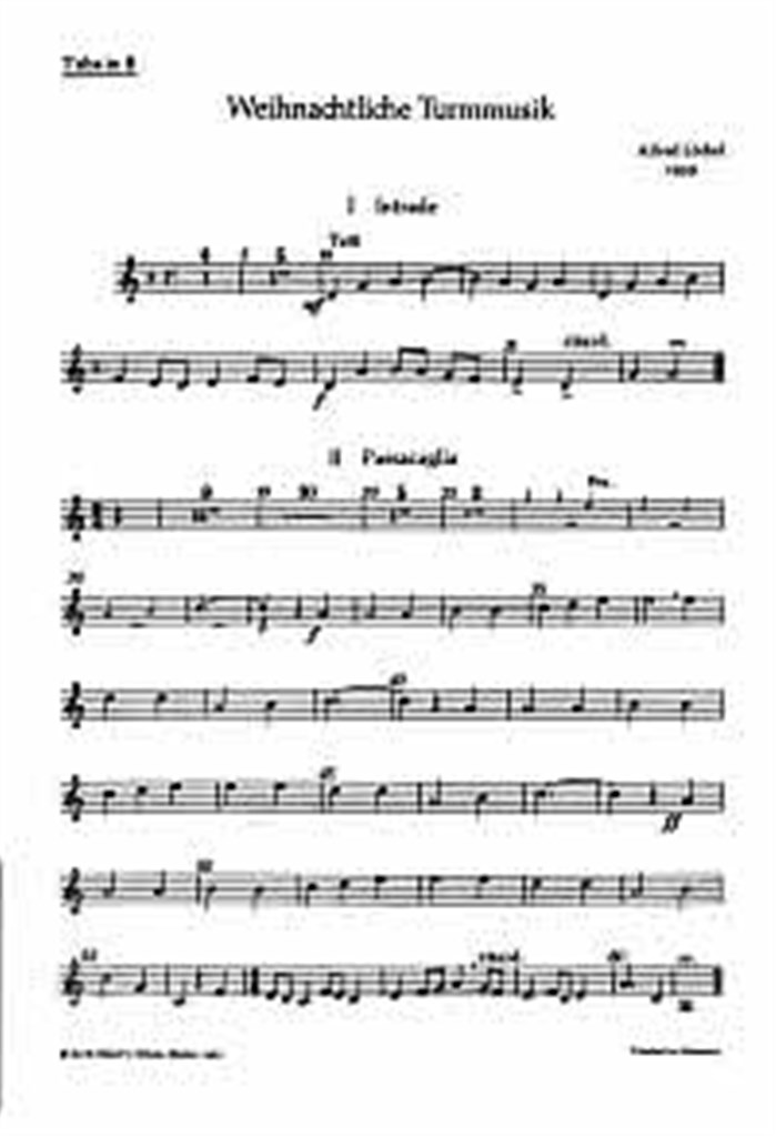 Weihnachtliche Turmmusik