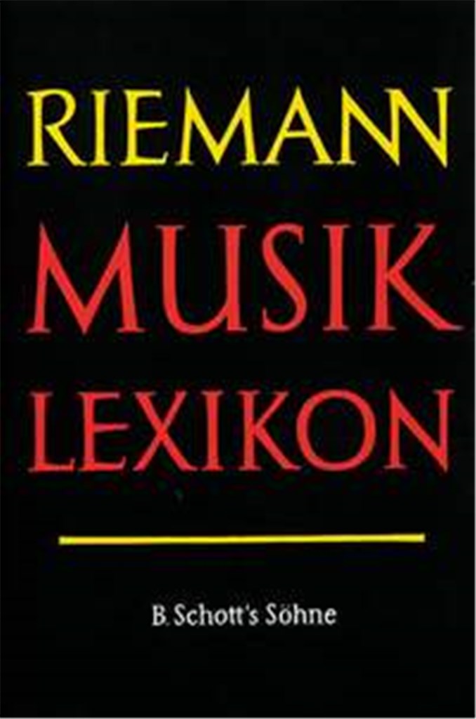 Riemann Musiklexikon Band 1