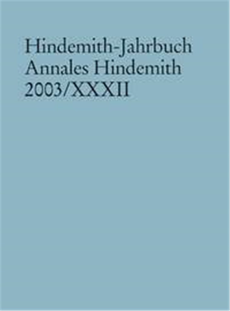 Hindemith-Jahrbuch