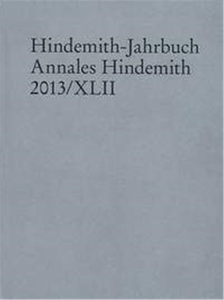 Hindemith-Jahrbuch Band 42