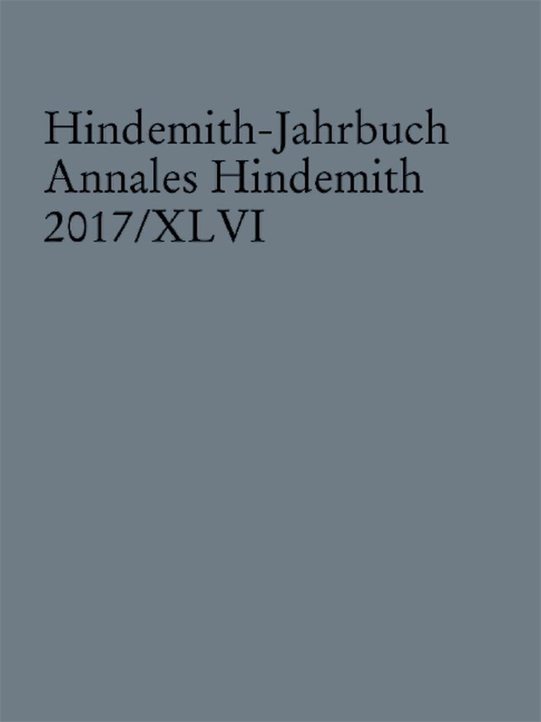 Hindemith-Jahrbuch Band 46
