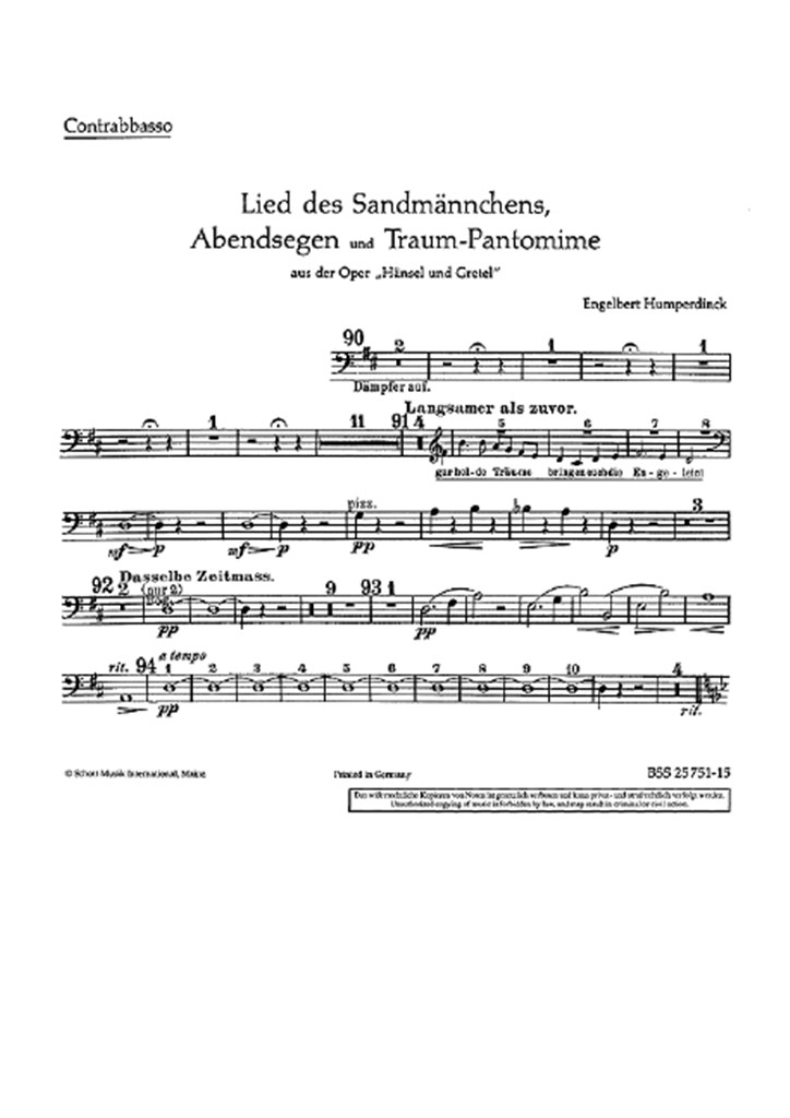 Lied des Sandmannchens
