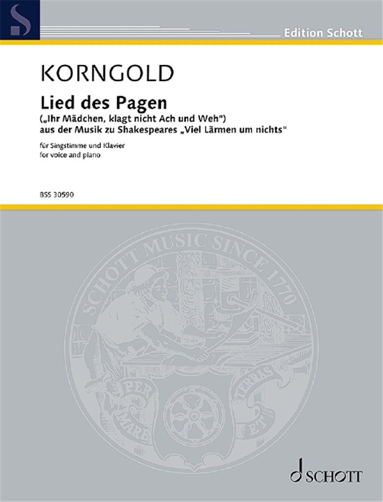 Lied des Pagen op. 11