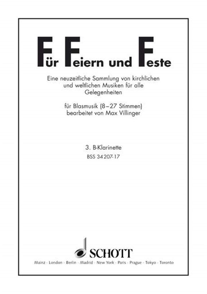 Fur Feiern und Feste