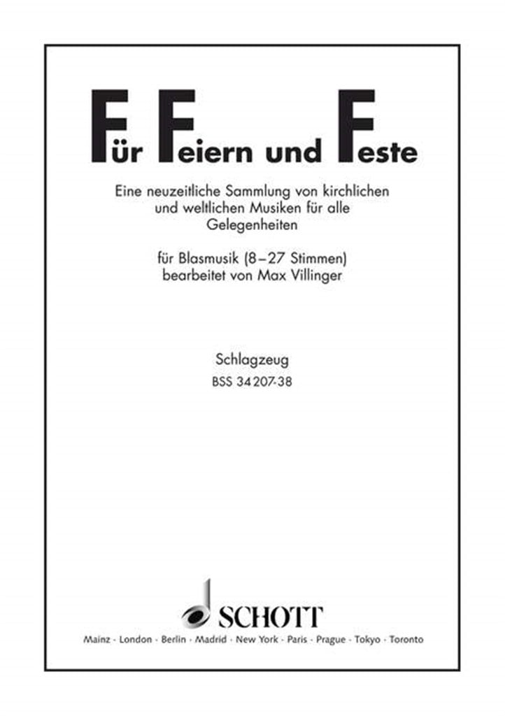 Fur Feiern und Feste