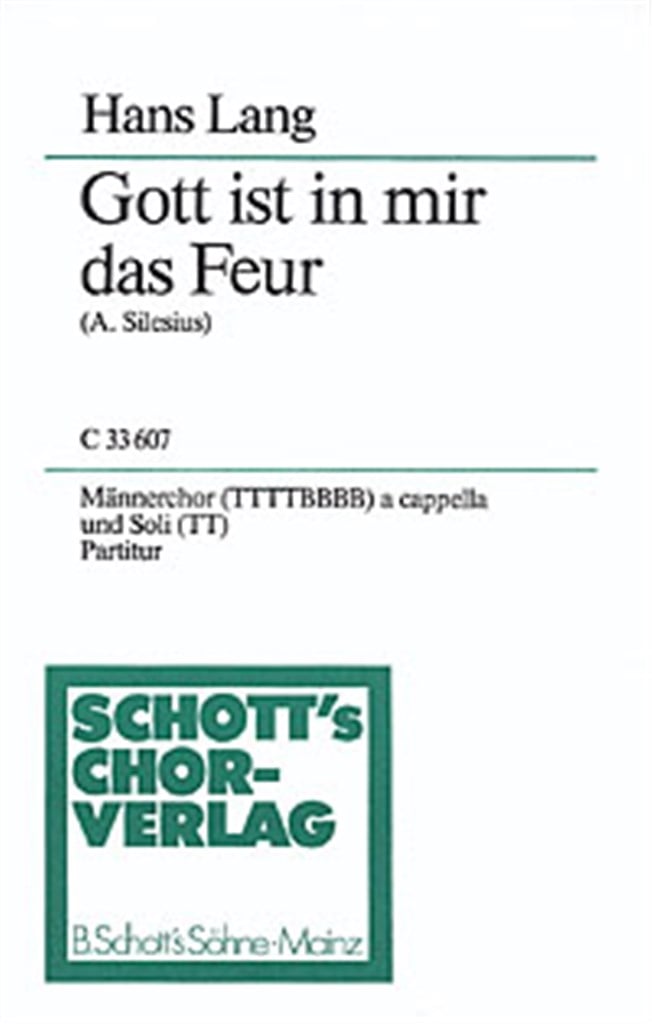Gott ist in mir das Feur op. 36